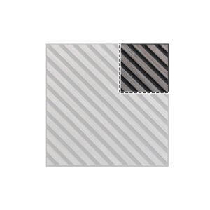 Square Diagonal Panels Charcoal