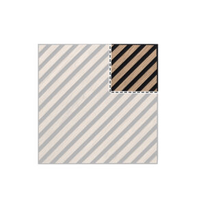 Square Diagonal Panels Silver Ash